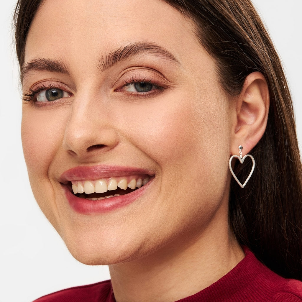 LULU Copenhagen Love Free ørering 1 stk Ear stud, 1 pcs Silver Plated