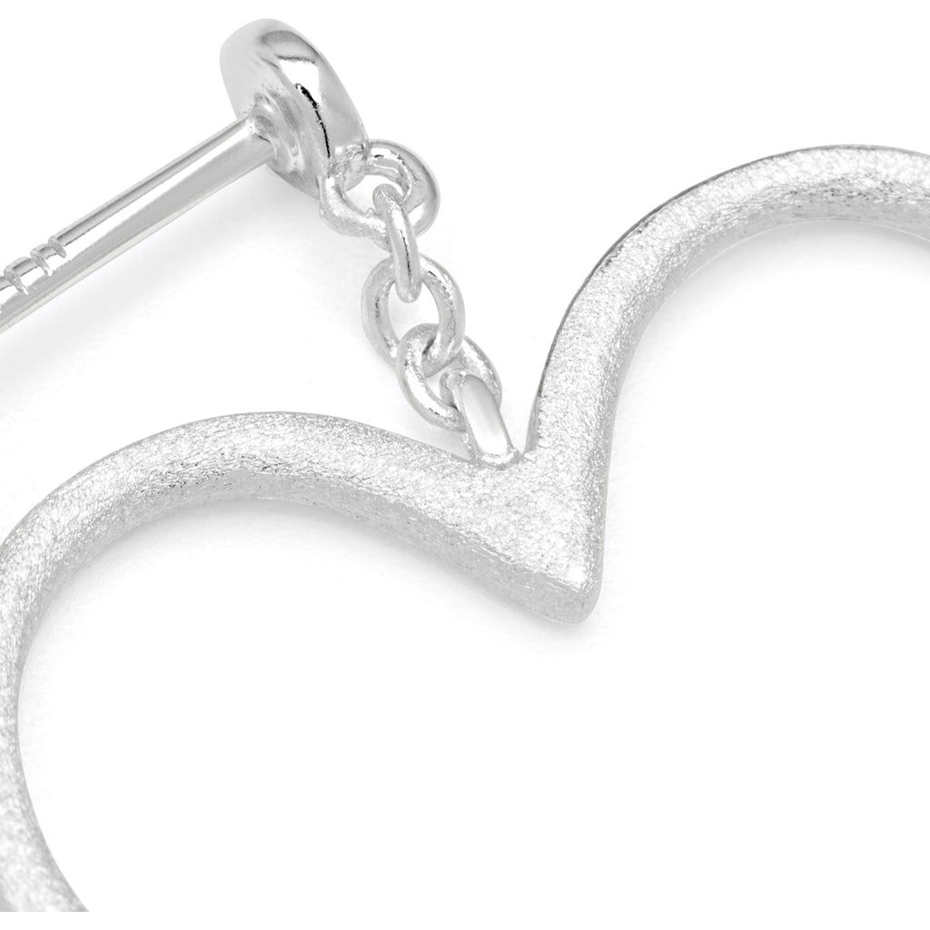 LULU Copenhagen Love Free ørering 1 stk Ear stud, 1 pcs Silver Plated