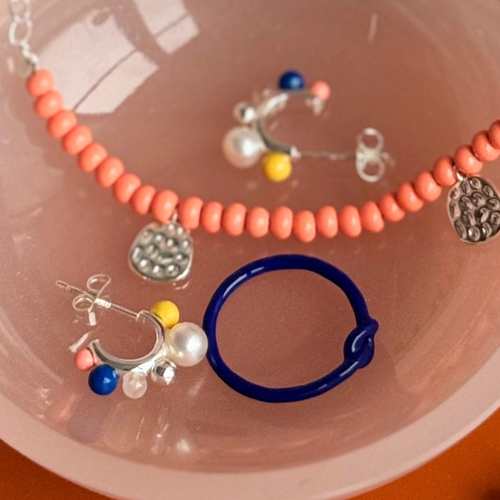 LULU Copenhagen Love Knot Ring Rings Dazzling Blue