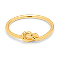 Love Knot Ring forgyldt - Forgyldt