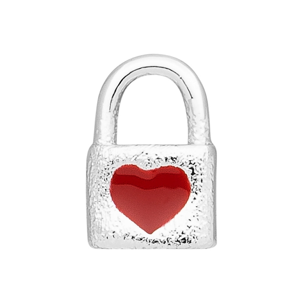 LULU Copenhagen Love Lock 1 stk Ear stud, 1 pcs Silver Plated