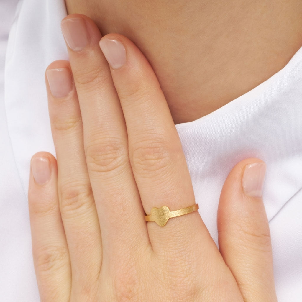 LULU Copenhagen Love Ring Rings Forgyldt