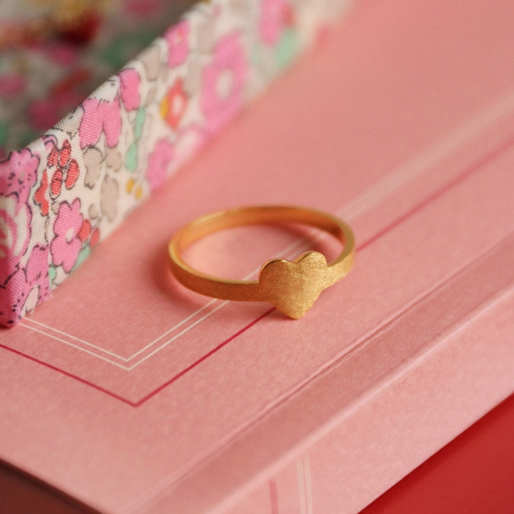 LULU Copenhagen Love Ring Rings Forgyldt