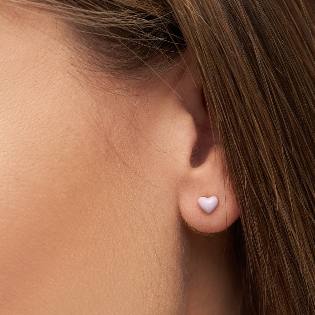 LULU Copenhagen Love U ørering 1 stk Ear stud, 1 pcs Lilla