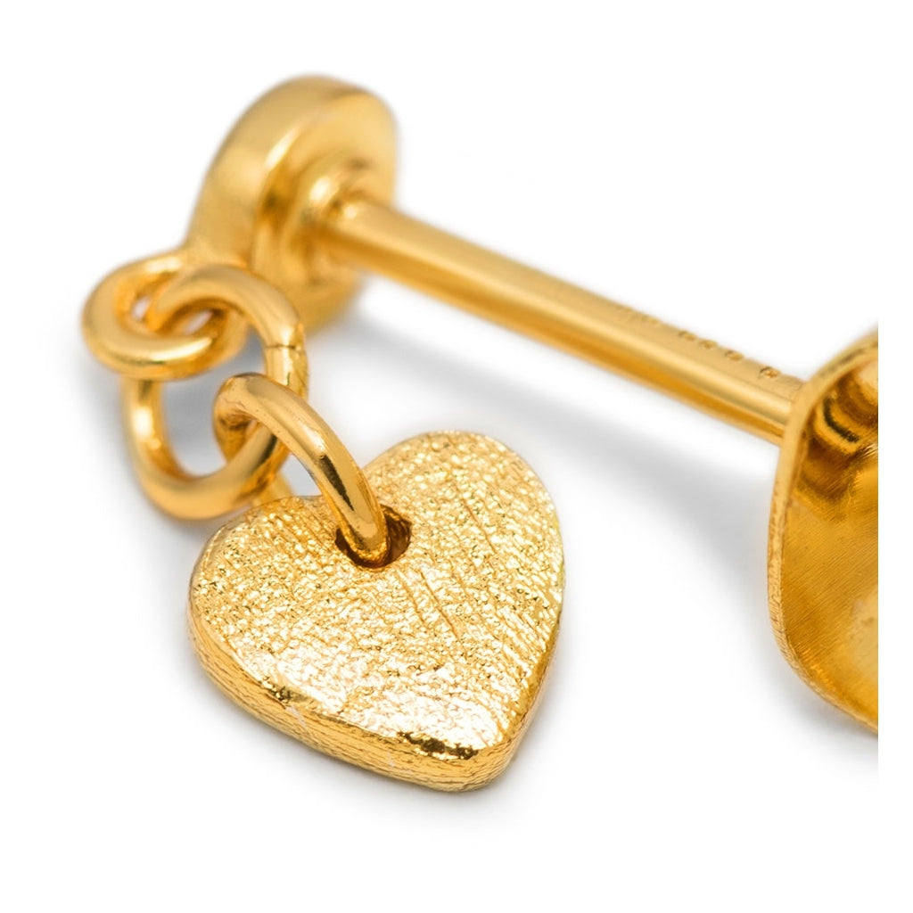 LULU Copenhagen Love U Dangling ørering 1 pcs Ear stud, 1 pcs Forgyldt