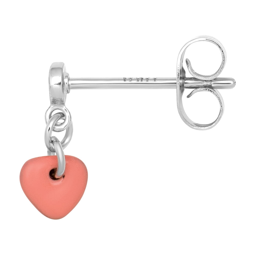 LULU Copenhagen Love U Dangling ørering 1 stk Ear stud, 1 pcs Burnt Coral