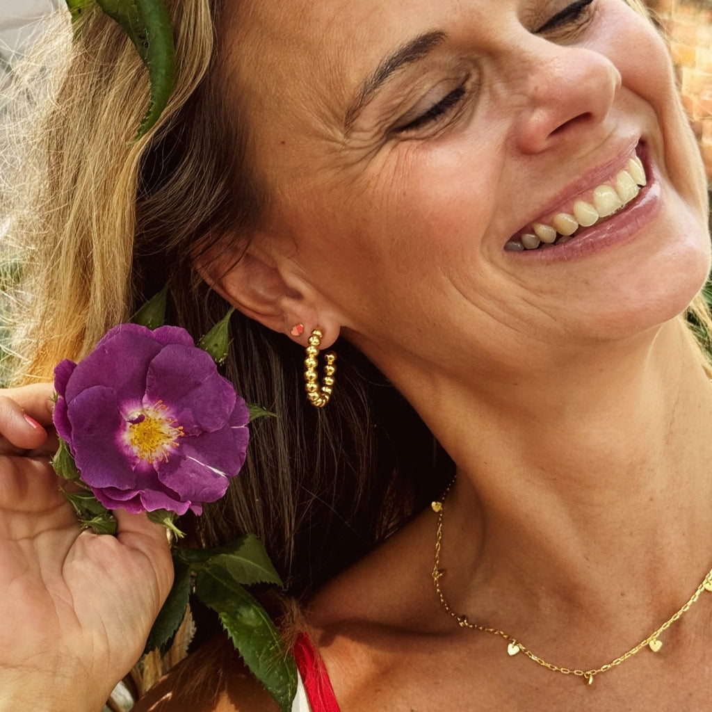 LULU Copenhagen Love U Halskæde forgyldt Necklaces Forgyldt