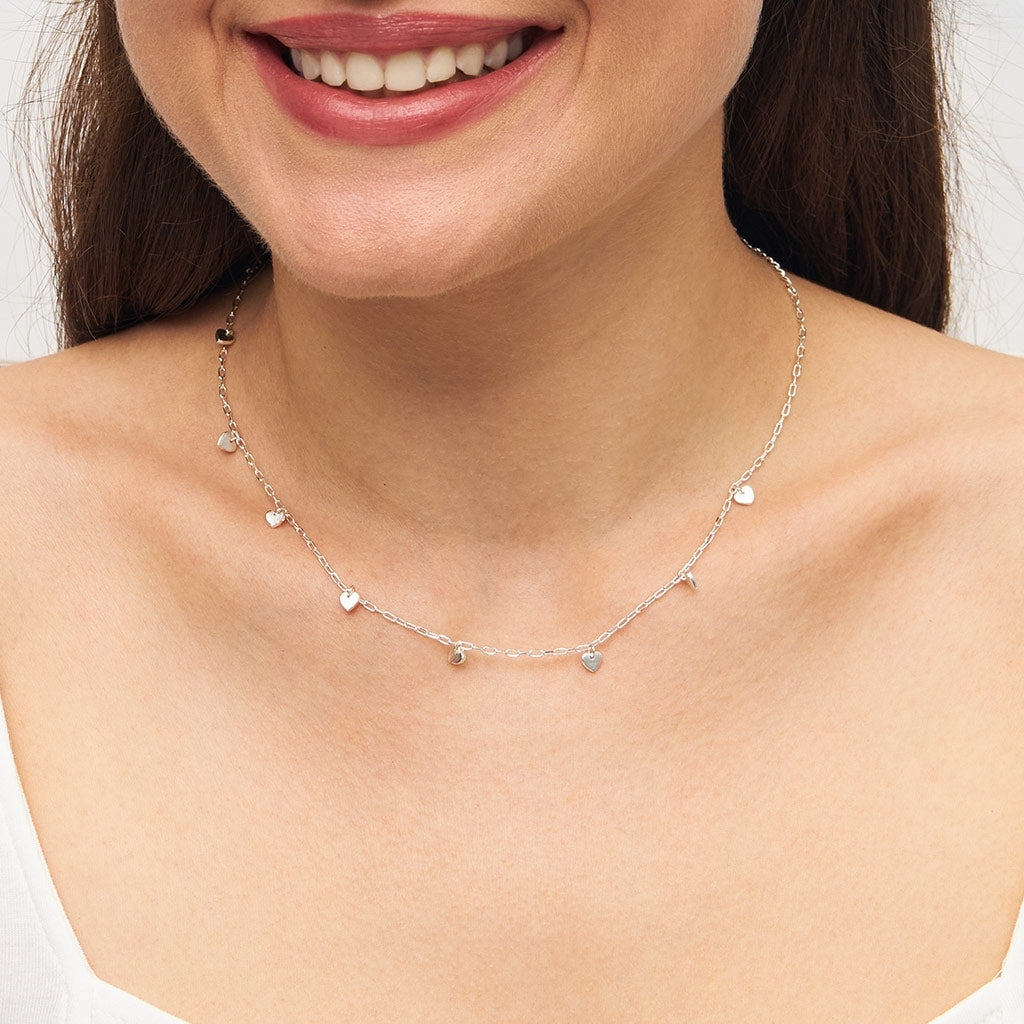 LULU Copenhagen Love U Halskæde forsølvet Necklaces Silver Plated