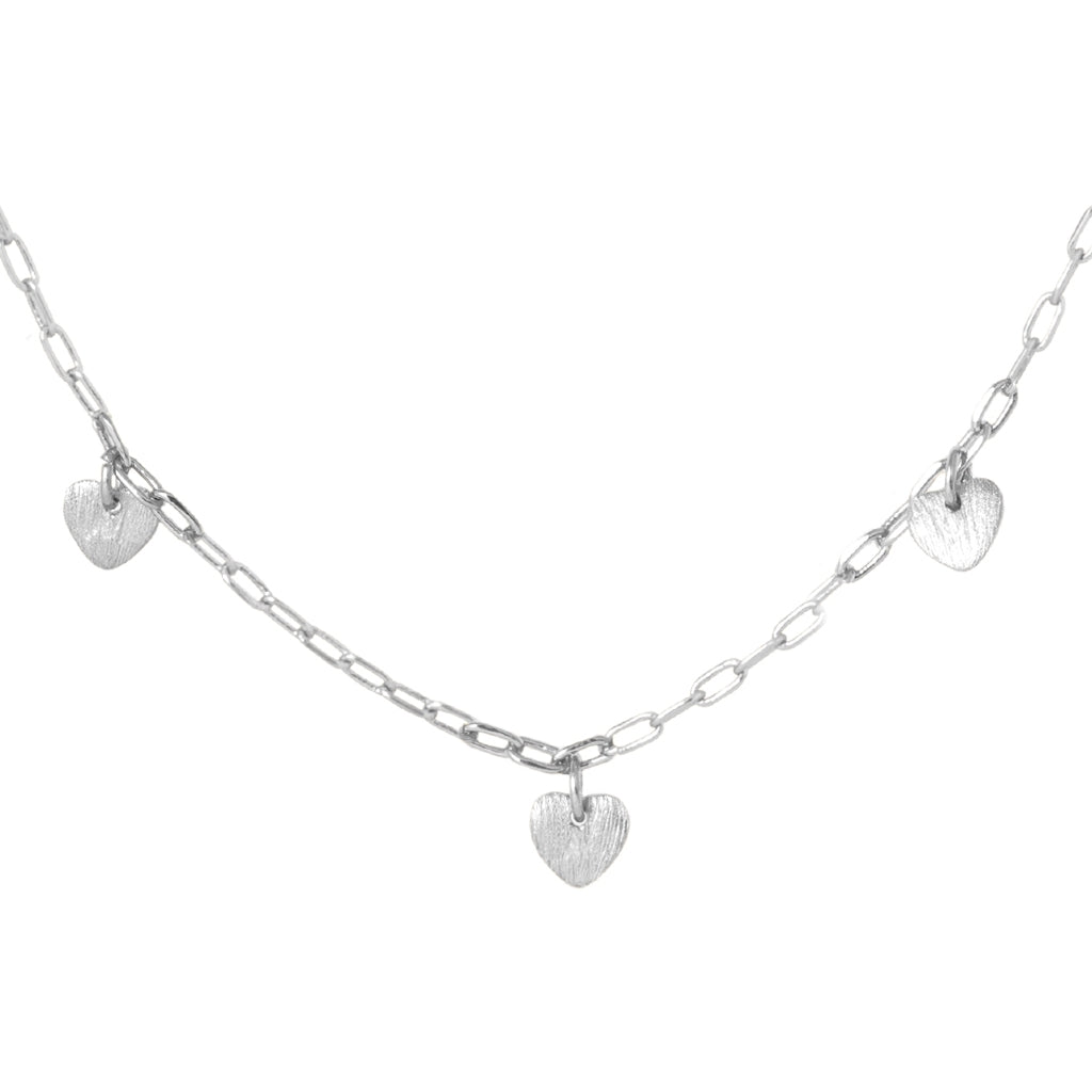 LULU Copenhagen Love U Halskæde forsølvet Necklaces Silver Plated