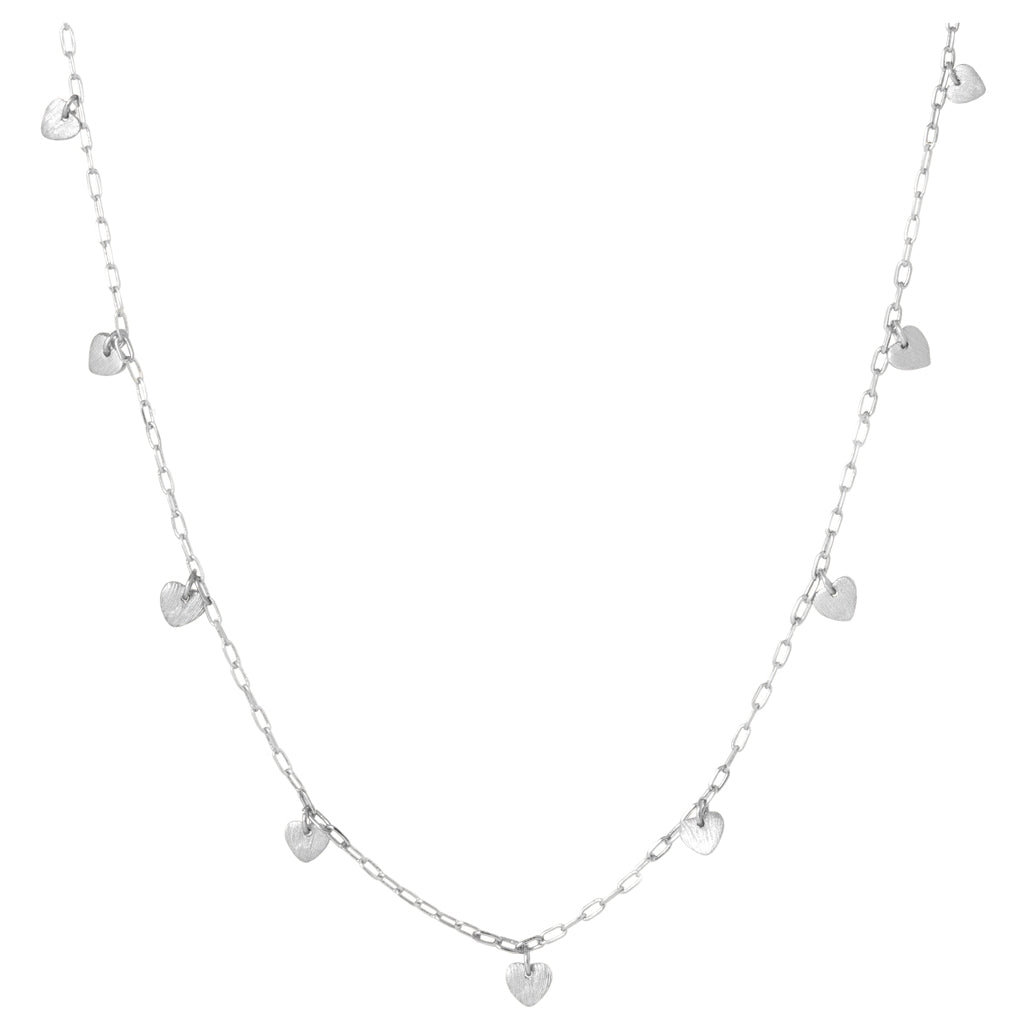 LULU Copenhagen Love U Halskæde forsølvet Necklaces Silver Plated
