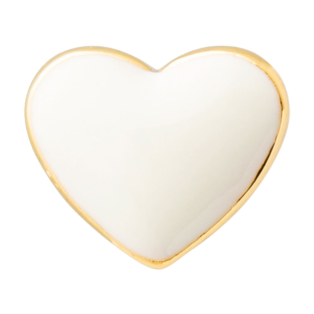 LULU Copenhagen Love U ørering 1 stk Ear stud, 1 pcs Coconut Milk
