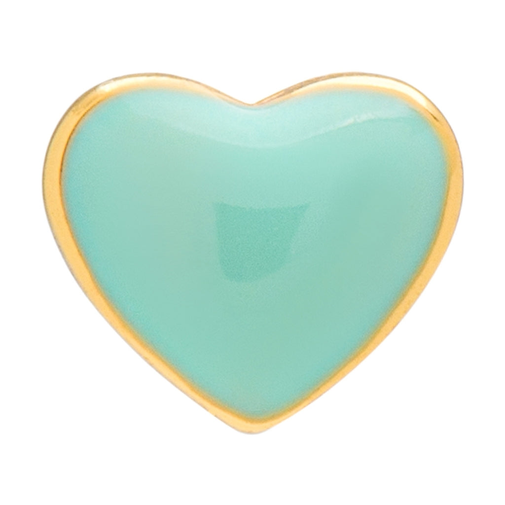 LULU Copenhagen Love U ørering 1 stk Ear stud, 1 pcs Mint