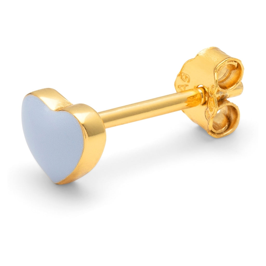 LULU Copenhagen Love U ørering 1 stk Ear stud, 1 pcs Skyride Blue