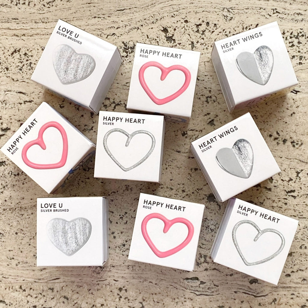 LULU Copenhagen Love U ørering 1 stk Ear stud, 1 pcs Sølv