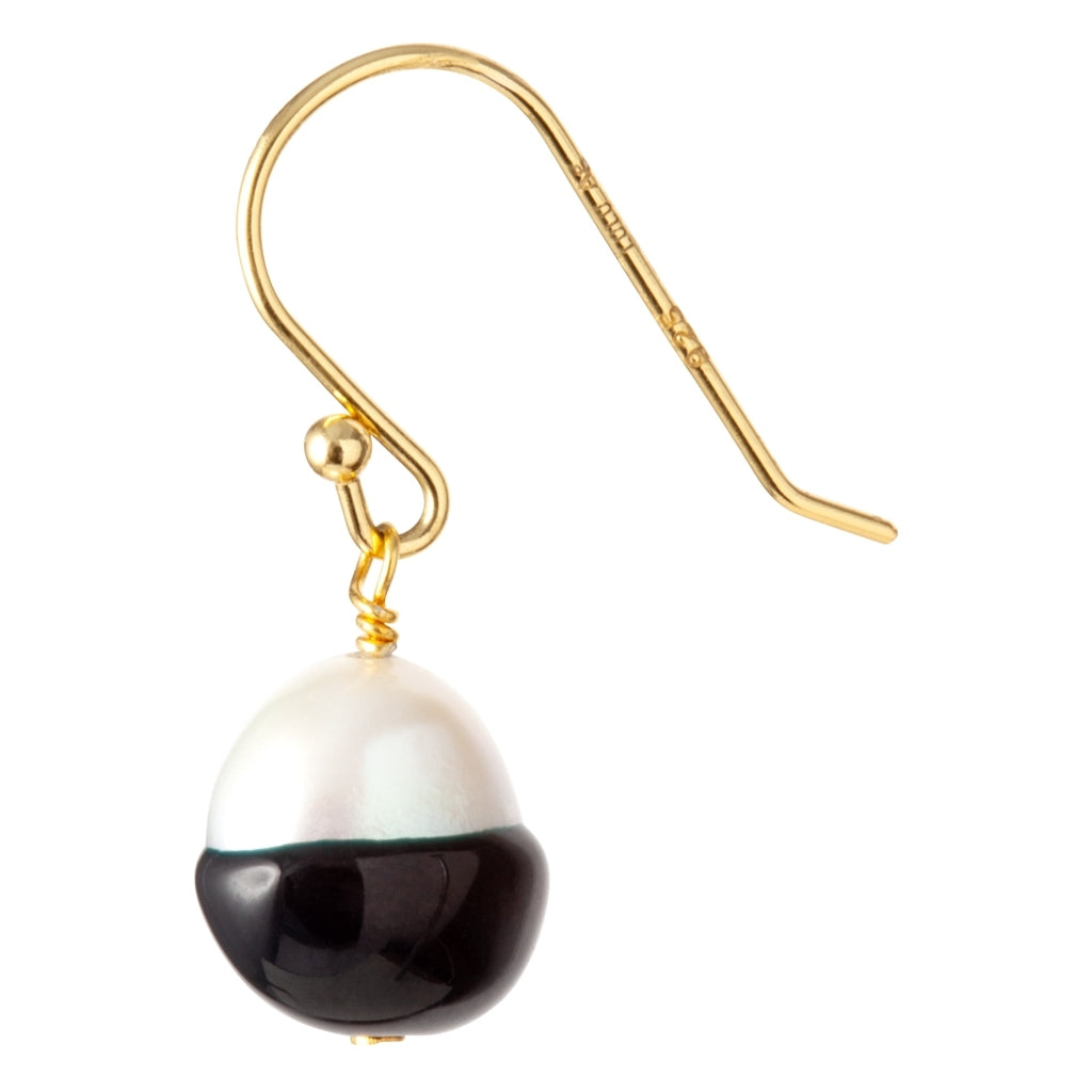 LULU Copenhagen LULU Baroque ørering 1 stk Ear stud, 1 pcs Sort