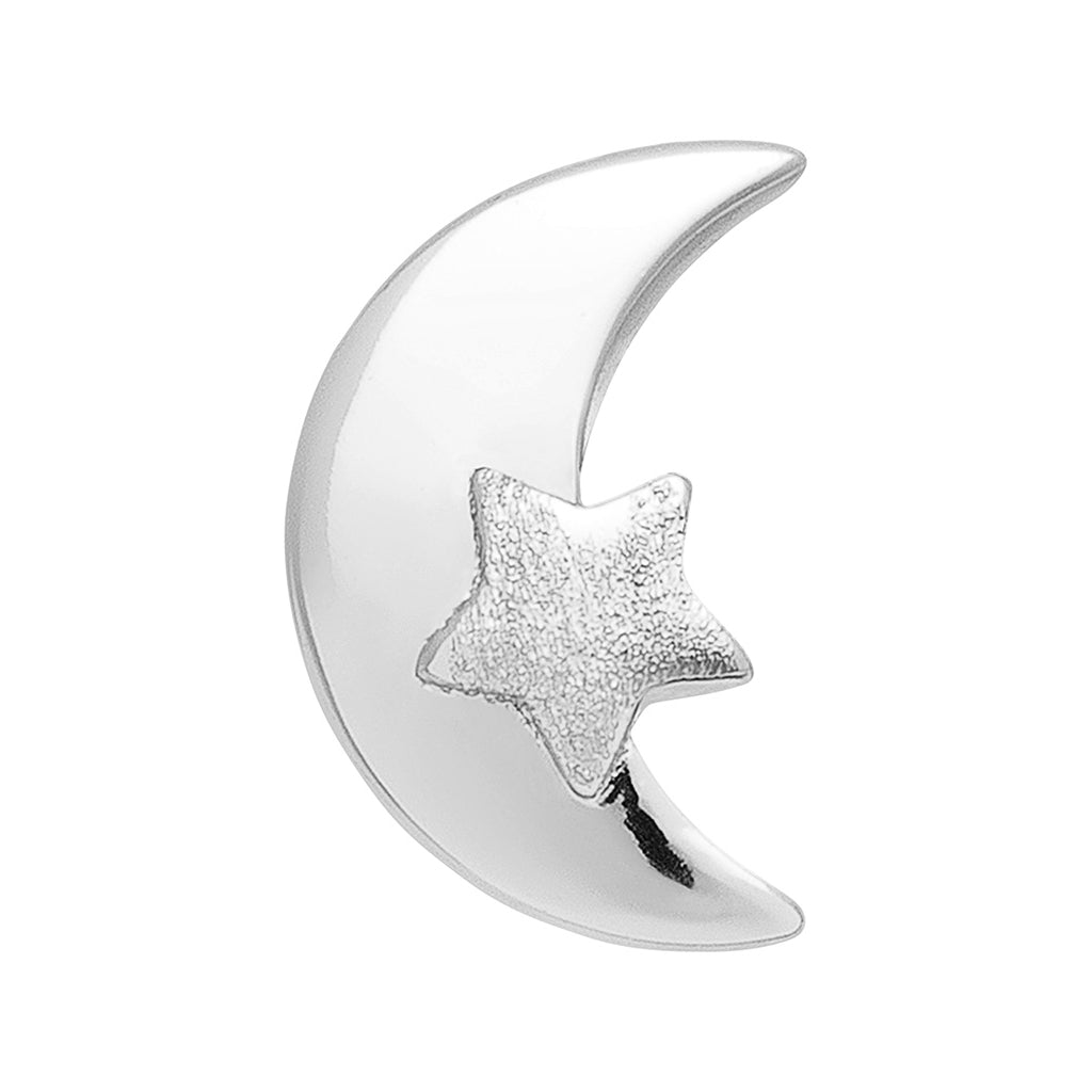 LULU Copenhagen Moon & Star ørering 1 stk Ear stud, 1 pcs Sølv