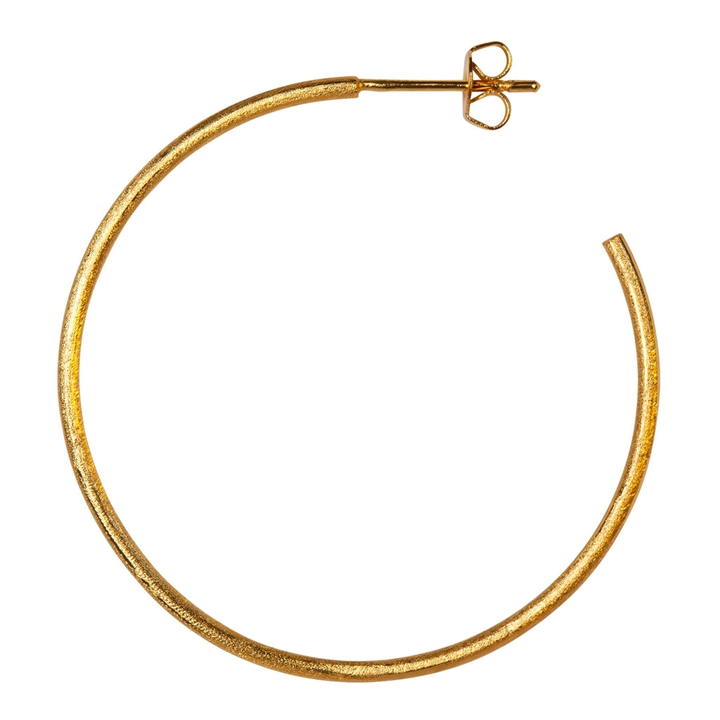 LULU Copenhagen Non Hoops Large par Hoops Forgyldt