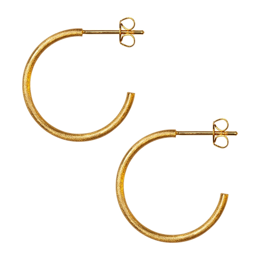 LULU Copenhagen Non Hoops Medium par Hoops Forgyldt