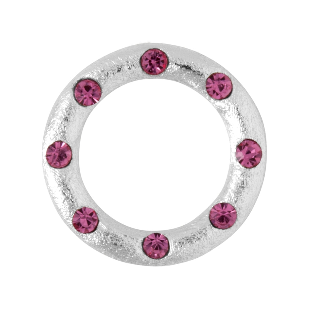 LULU Copenhagen OMG ørering 1 stk forsølvet Ear stud, 1 pcs Pink