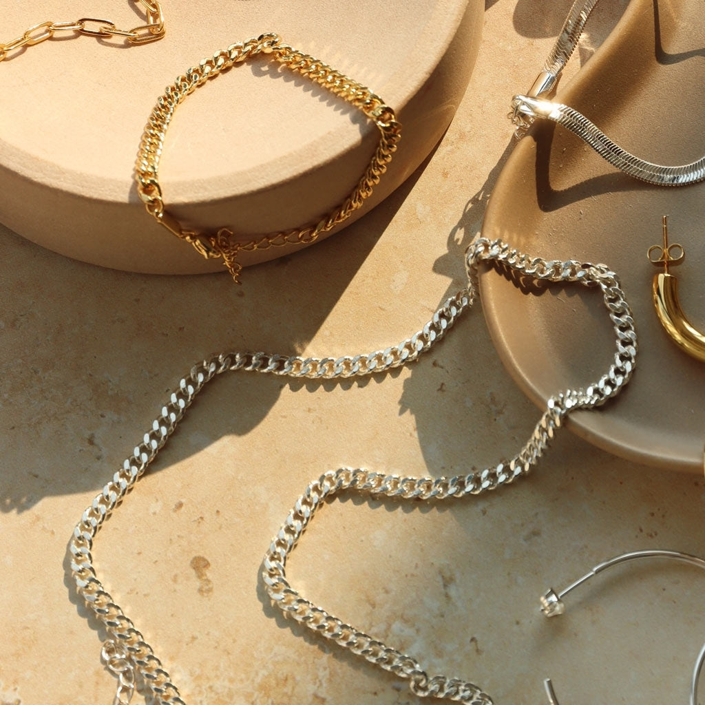 LULU Copenhagen Panzer Armbånd forgyldt Bracelets Forgyldt