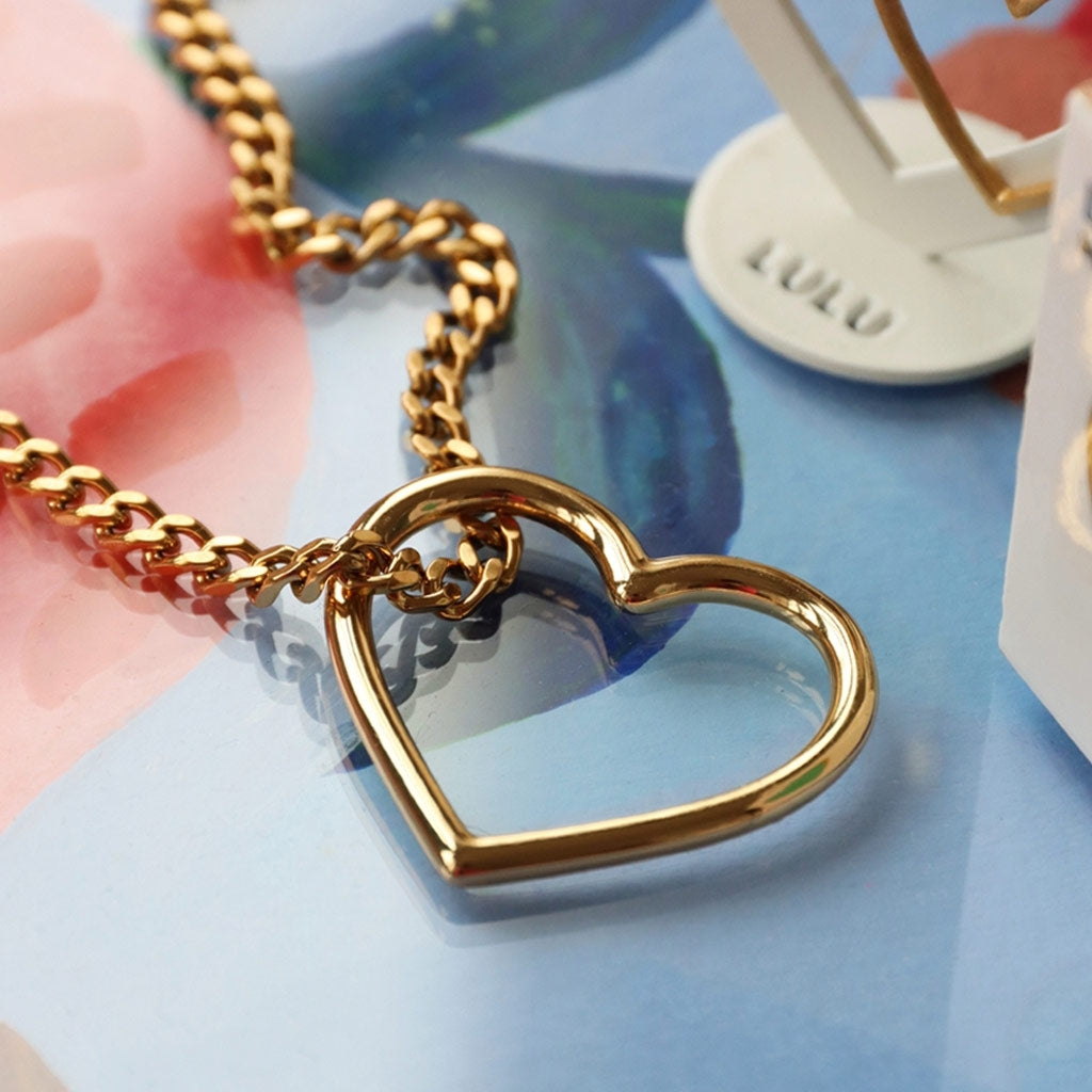 LULU Copenhagen Panzer Halskæde forgyldt Necklaces Forgyldt