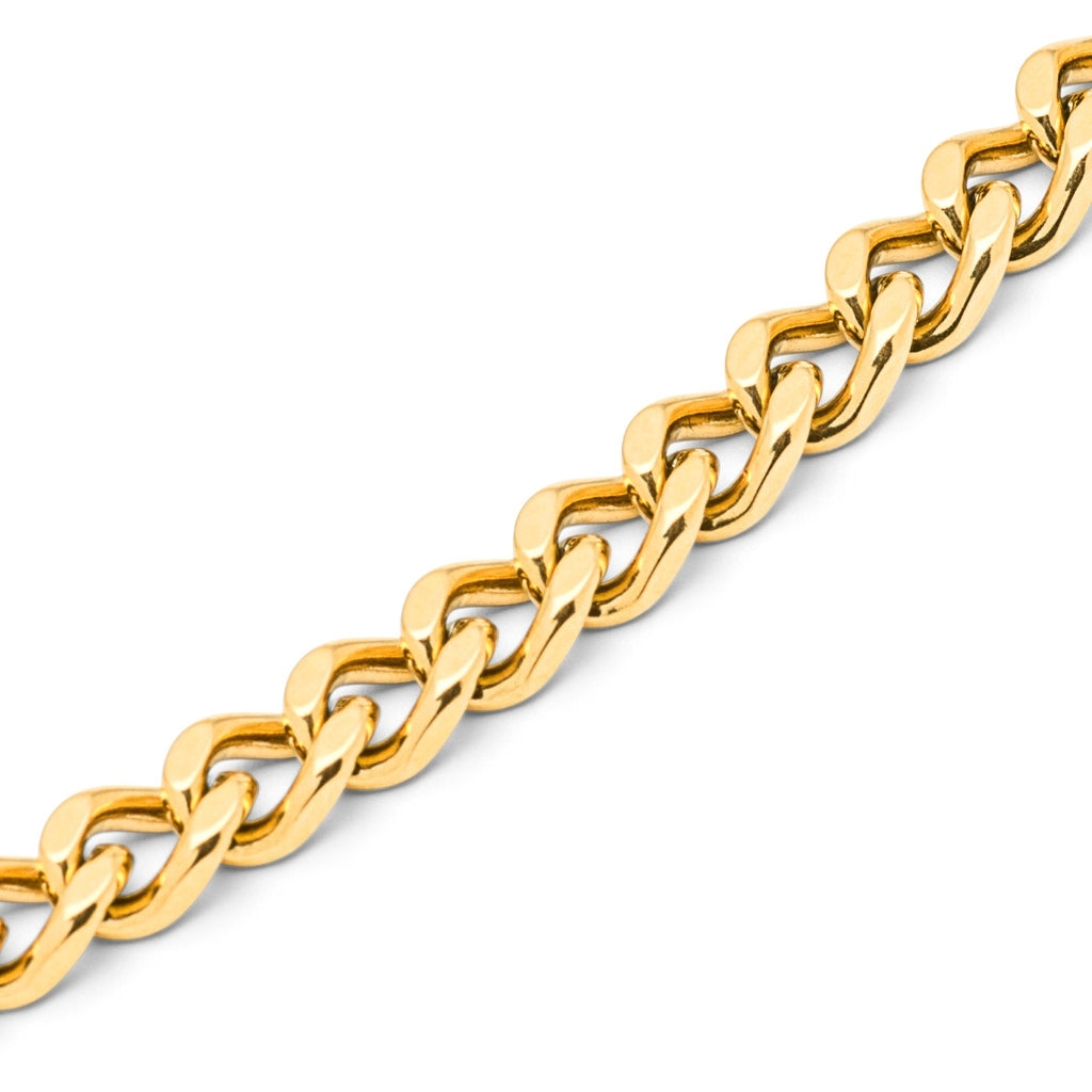 LULU Copenhagen Panzer Halskæde forgyldt Necklaces Forgyldt