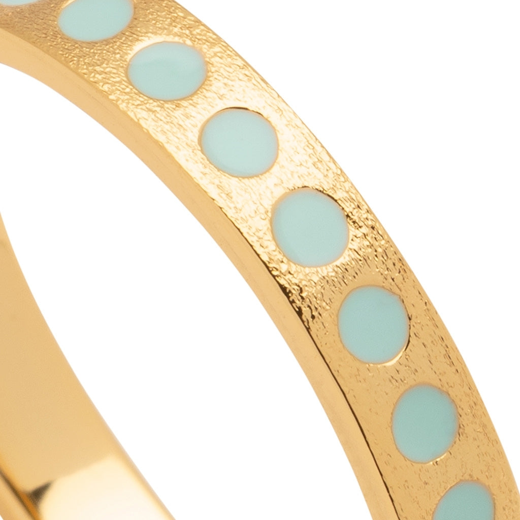 LULU Copenhagen Pattern Ring forgyldt Rings Mint
