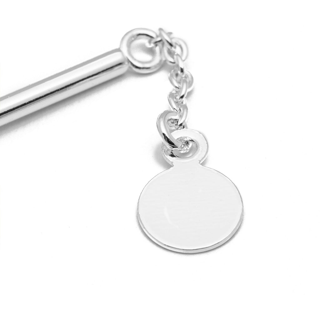 LULU Copenhagen Pearls & Pin ørering 1 stk Ear stud, 1 pcs Silver Plated