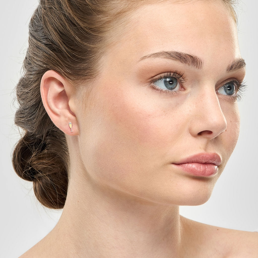 LULU Copenhagen Pop ørering 1 stk. Ear stud, 1 pcs Silver Plated