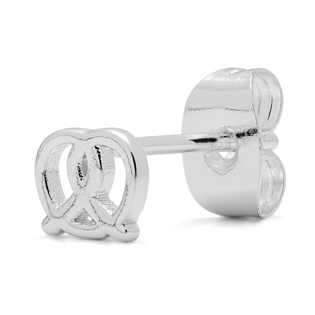 LULU Copenhagen Pretzel ørering 1 stk Ear stud, 1 pcs Sølv