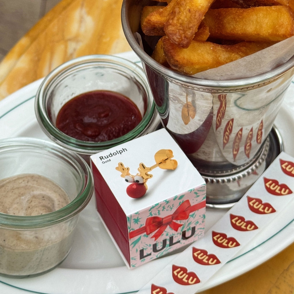 LULU Copenhagen Rudolph ørering 1 stk Ear stud, 1 pcs Forgyldt