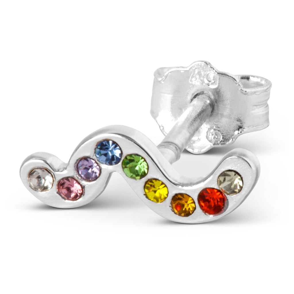 LULU Copenhagen Snaky ørering 1 stk Ear stud, 1 pcs Rainbow