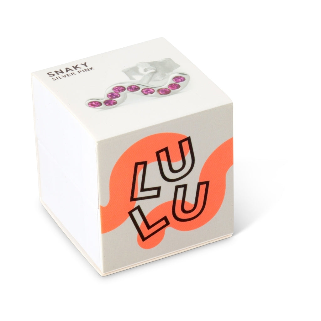 LULU Copenhagen Snaky ørering 1 stk Ear stud, 1 pcs Pink