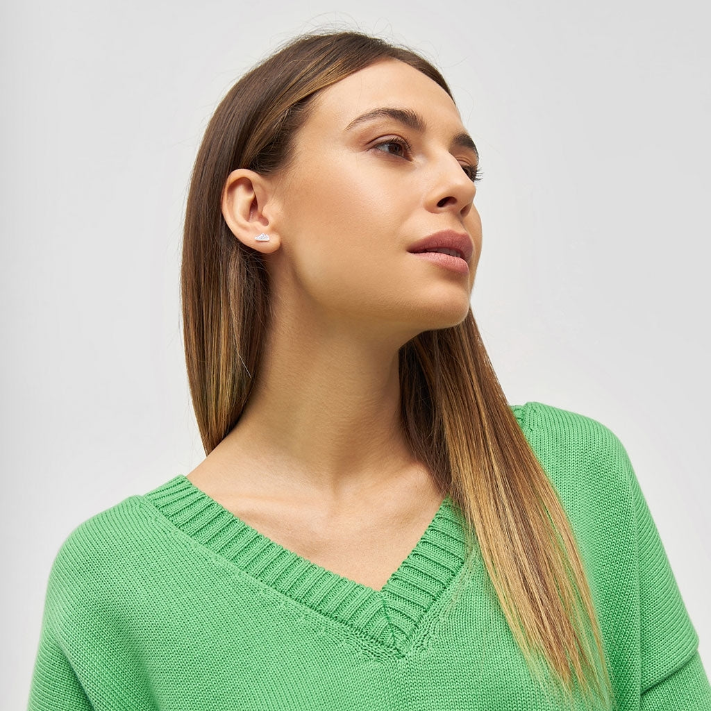 LULU Copenhagen Sneaker One ørering 1 stk Ear stud, 1 pcs Silver Plated