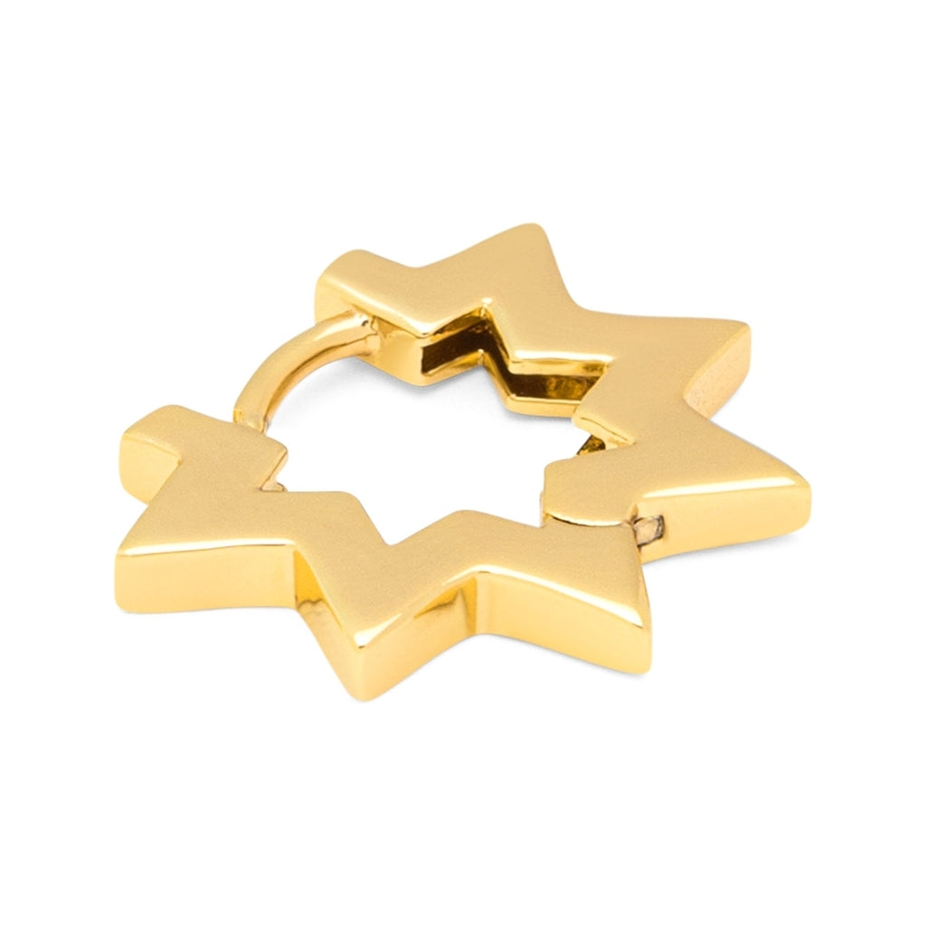 LULU Copenhagen Star Hoops par Hoops Forgyldt