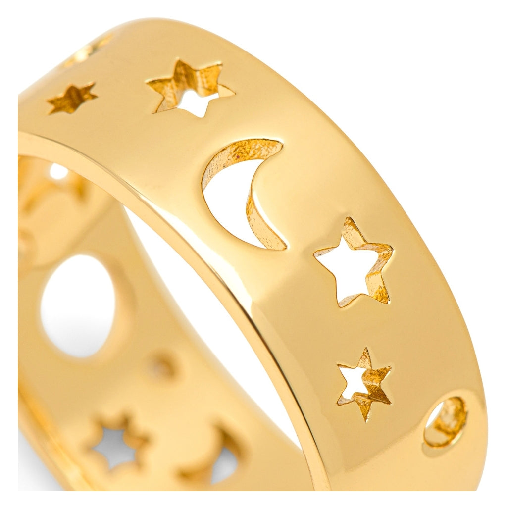 LULU Copenhagen Stardust Ring Rings Forgyldt