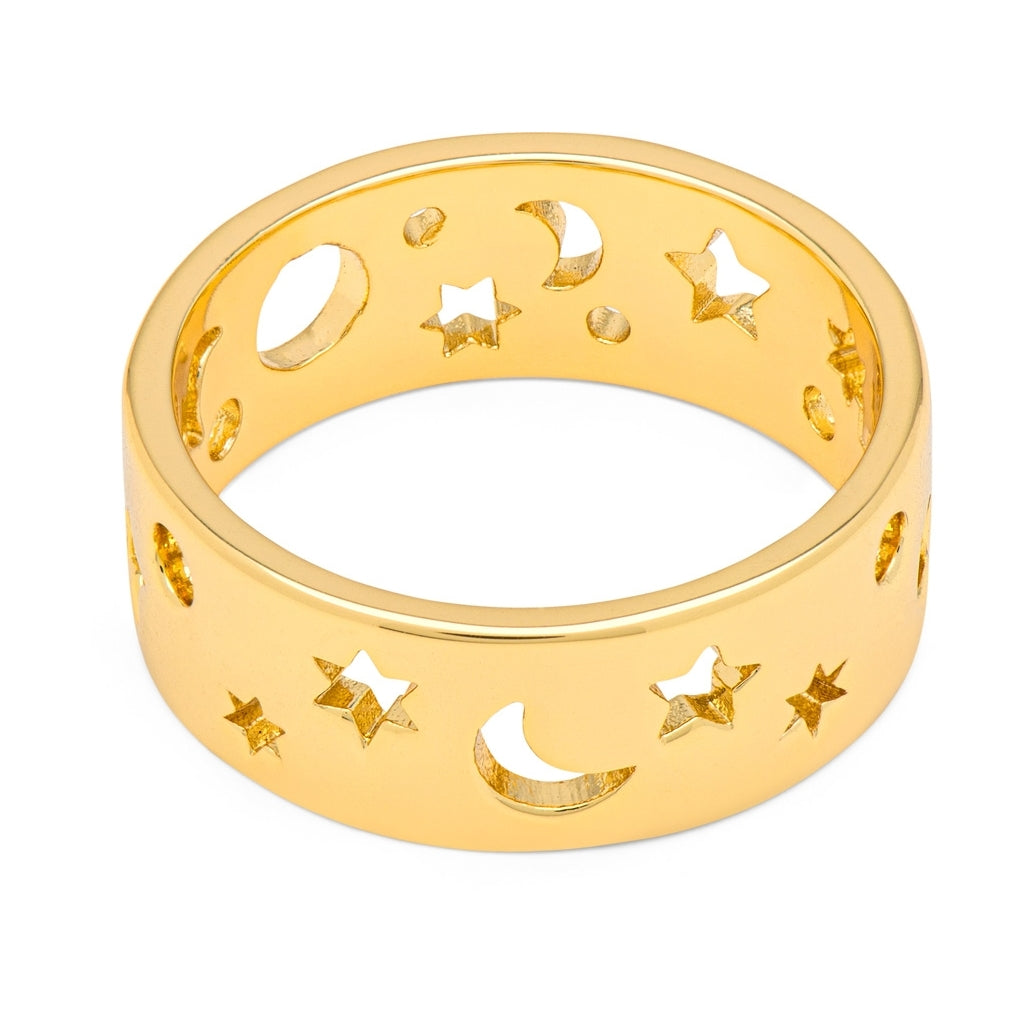 LULU Copenhagen Stardust Ring Rings Forgyldt