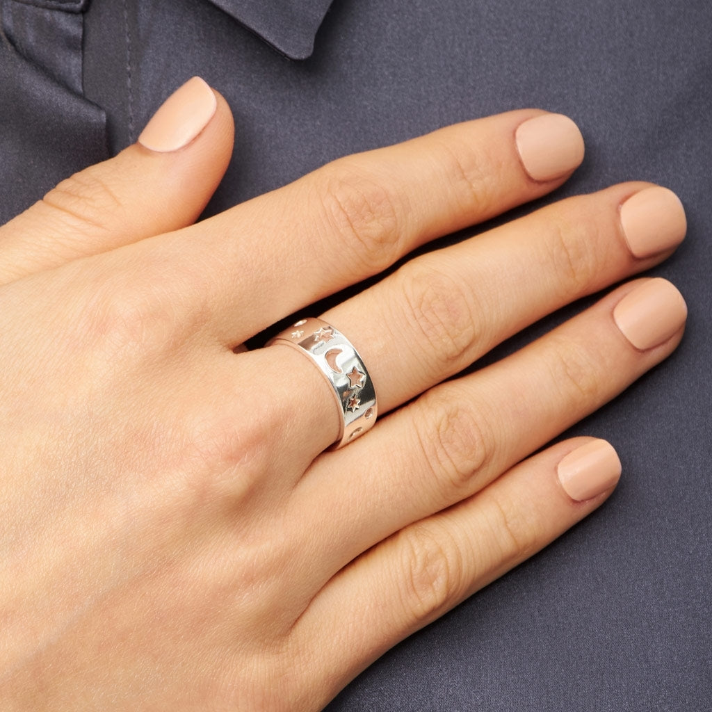 LULU Copenhagen Stardust Ring Rings Sølv