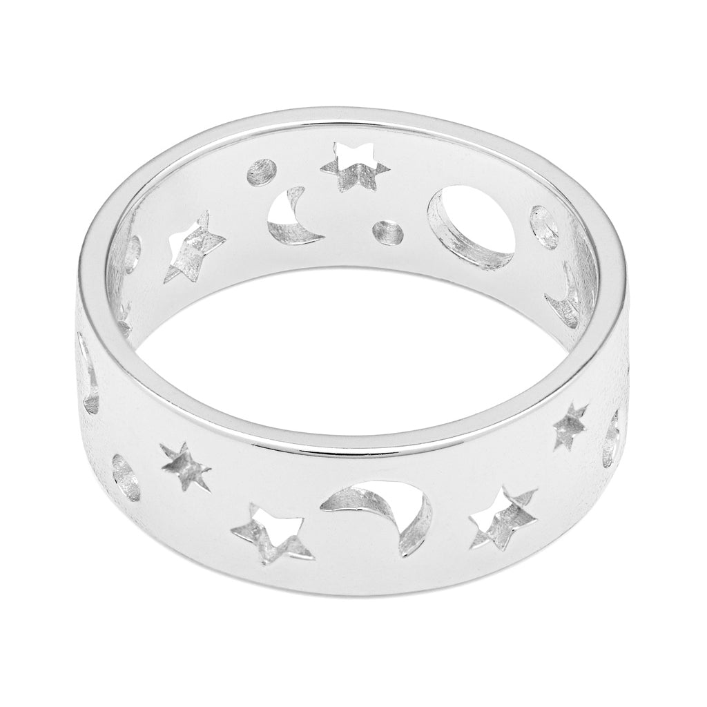 LULU Copenhagen Stardust Ring Rings Sølv