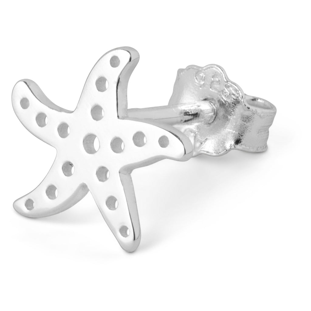 LULU Copenhagen Starfish ørering 1 stk Ear stud, 1 pcs Sølv