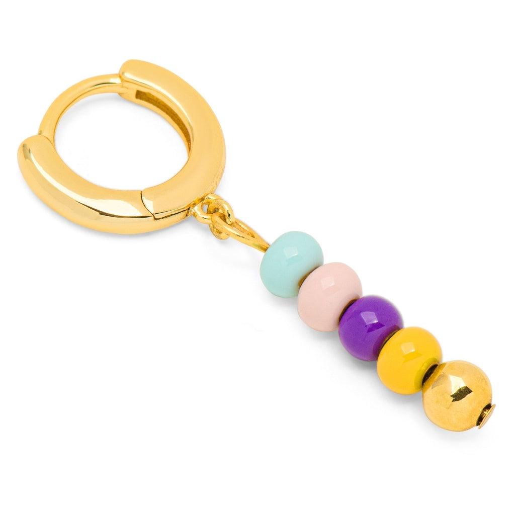 LULU Copenhagen Summer Gold ørering 1 stk Ear stud, 1 pcs Forgyldt