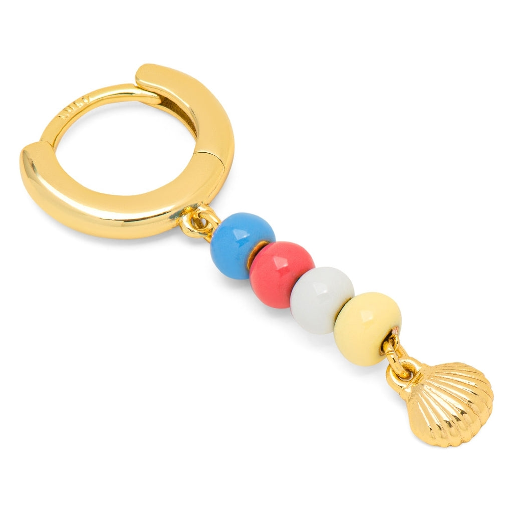 LULU Copenhagen Summer Shell ørering 1 stk Ear stud, 1 pcs Forgyldt
