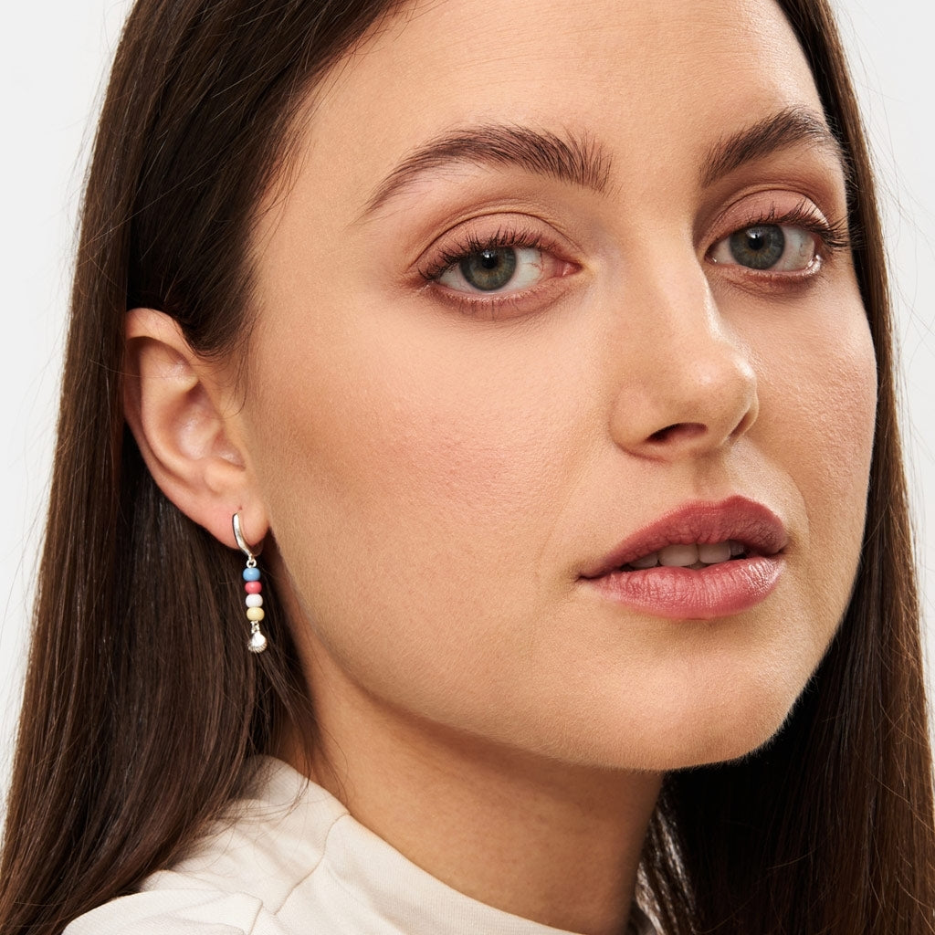 LULU Copenhagen Summer Shell ørering 1 stk Ear stud, 1 pcs Silver Plated