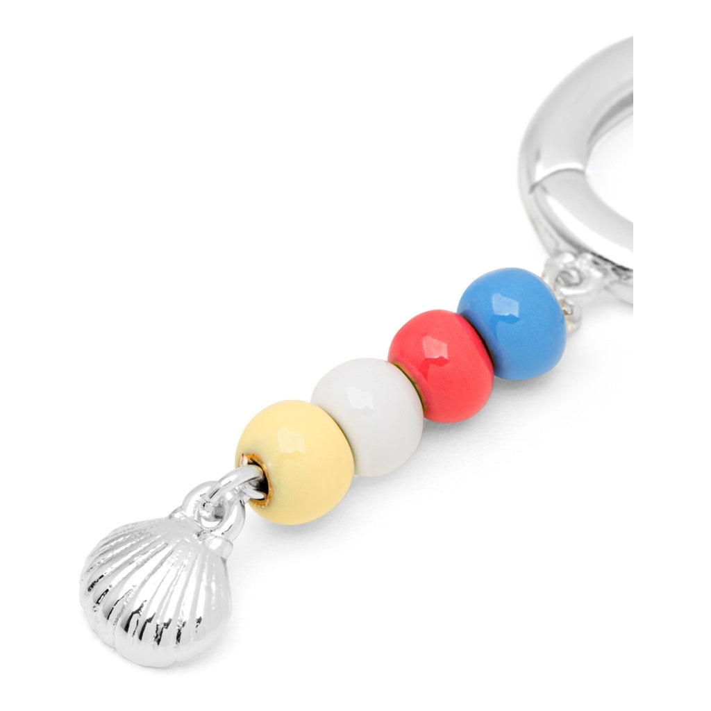 LULU Copenhagen Summer Shell ørering 1 stk Ear stud, 1 pcs Silver Plated