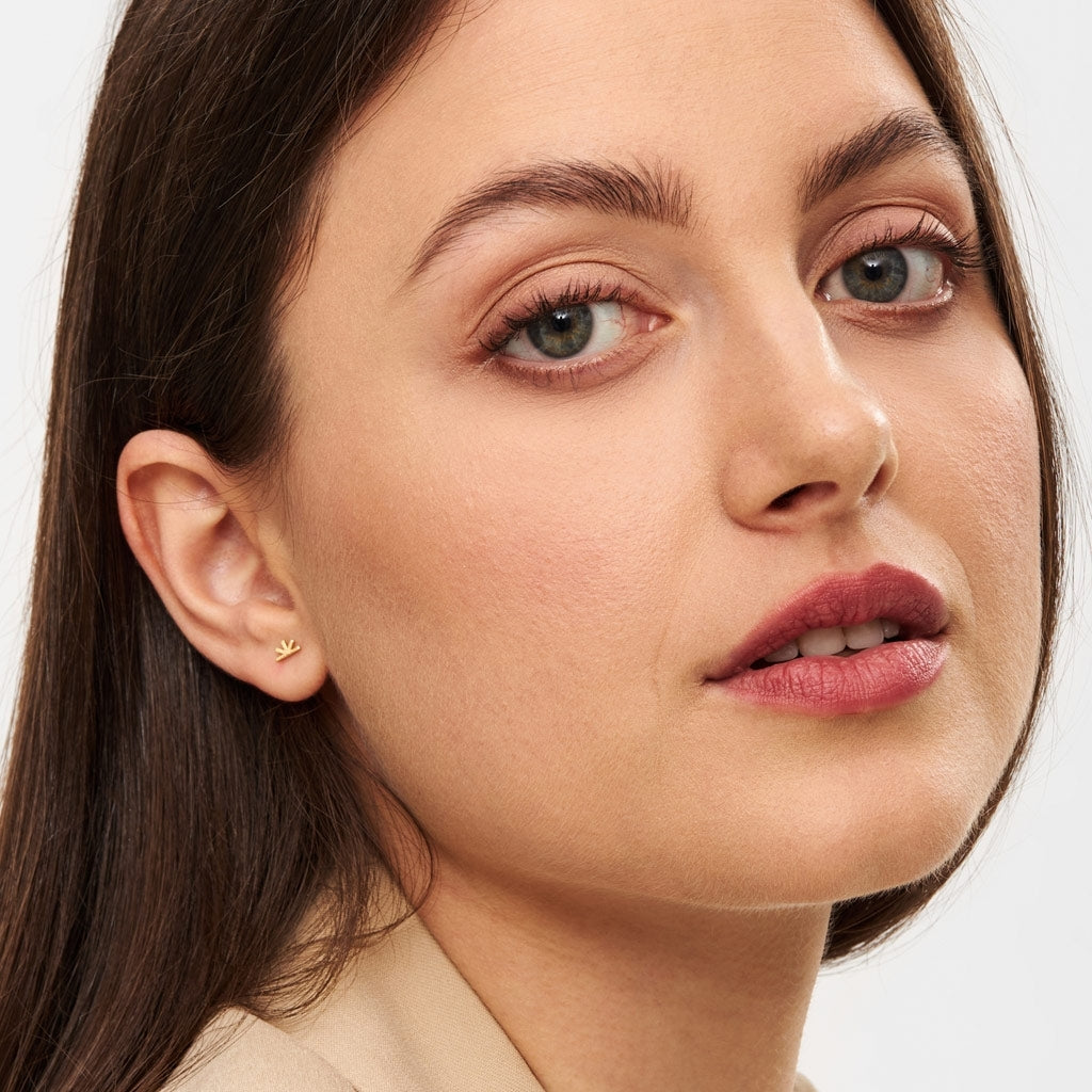 LULU Copenhagen Sunrise ørering 1 stk Ear stud, 1 pcs Forgyldt