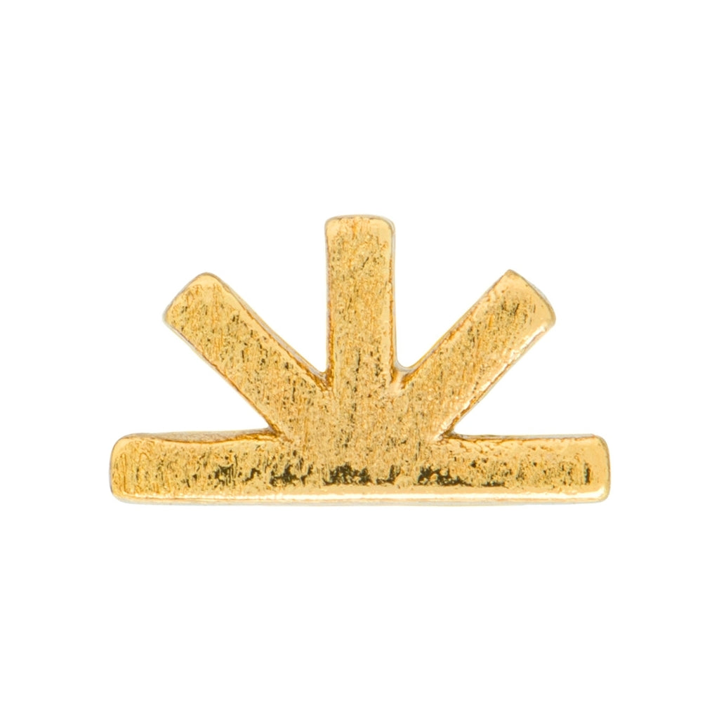 LULU Copenhagen Sunrise ørering 1 stk Ear stud, 1 pcs Forgyldt