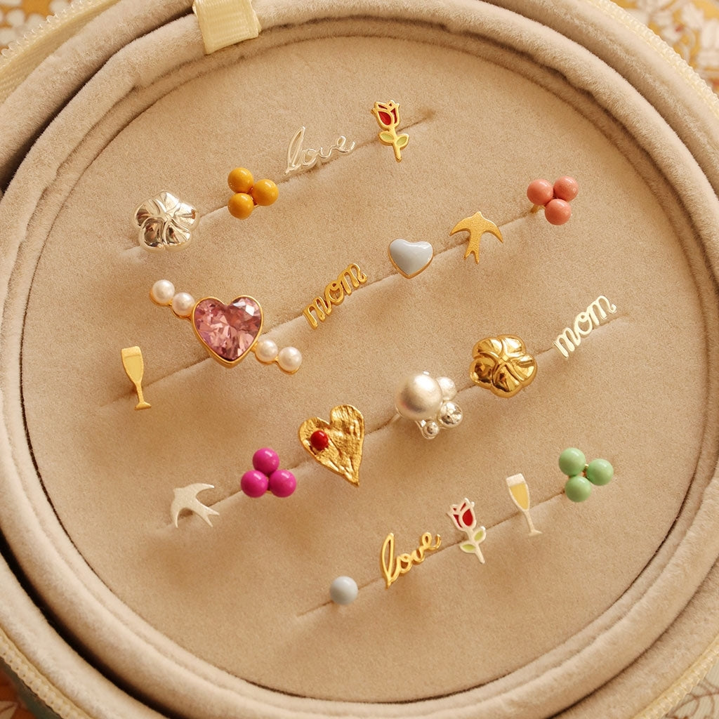 LULU Copenhagen Swallow ørering 1 stk. Ear stud, 1 pcs Forgyldt