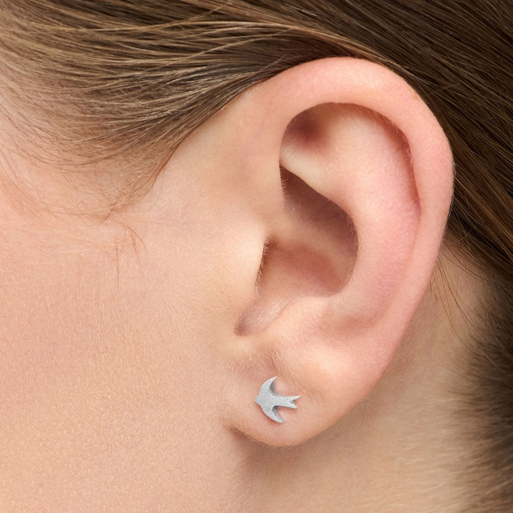 LULU Copenhagen Swallow ørering 1 stk. Ear stud, 1 pcs Sølv