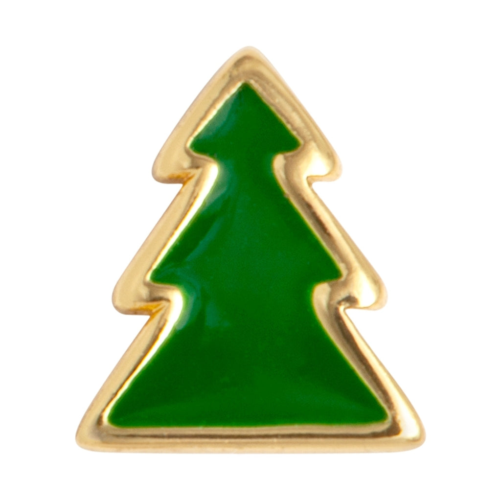 LULU Copenhagen The Green Tree ørering 1 stk Ear stud, 1 pcs Grøn