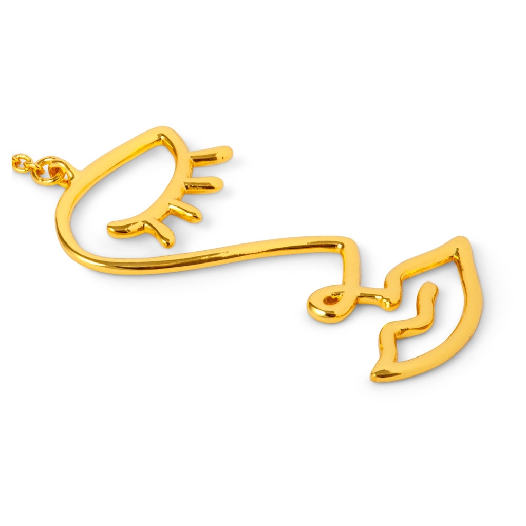 LULU Copenhagen Topping Long Woman ørering 1 stk Ear stud, 1 pcs Forgyldt